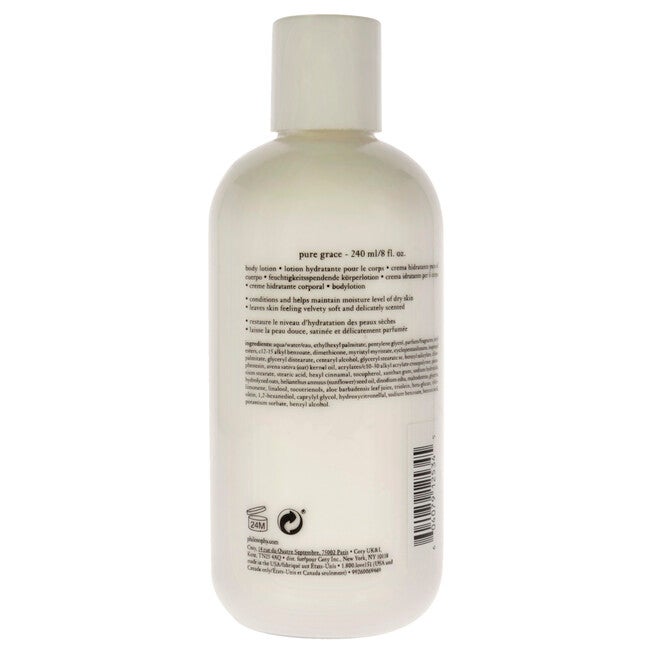 Pure Grace by Philosophy for Unisex - 8 oz Body Lotion, NA, alternate image number null
