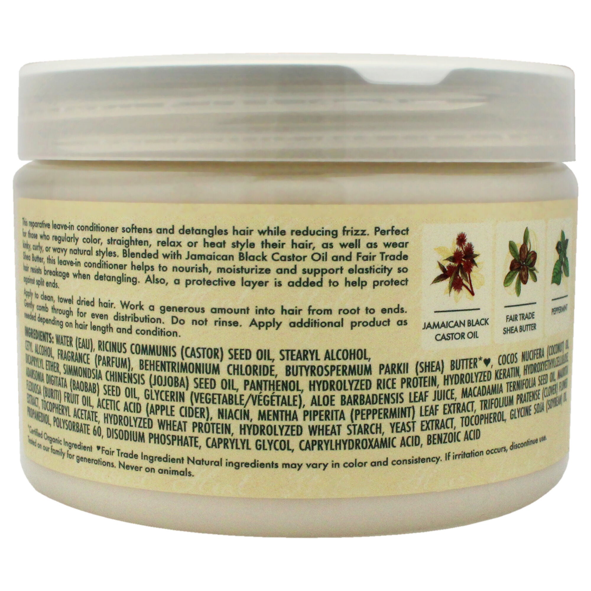 Jamaican Black Castor Oil Strengthen and Grow Leave-In Conditioner by Shea Moisture for Unisex - 11 oz Conditioner, See Description, alternate image number 1