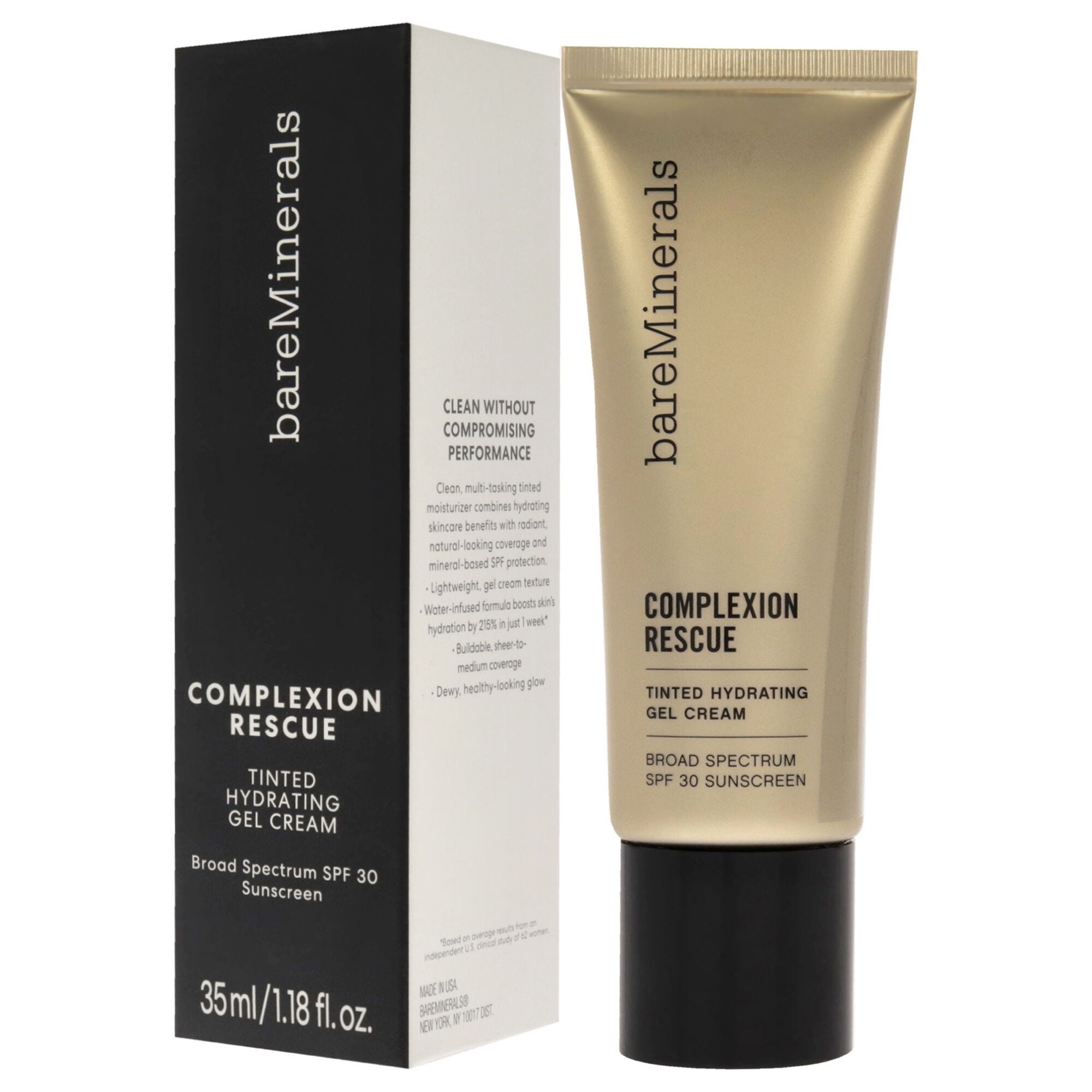 Complexion Rescue Tinted Hydrating Gel Cream SPF 30 - 5.5 Bamboo by bareMinerals for Women - 1.18 oz Foundation, See Description, alternate image number 3