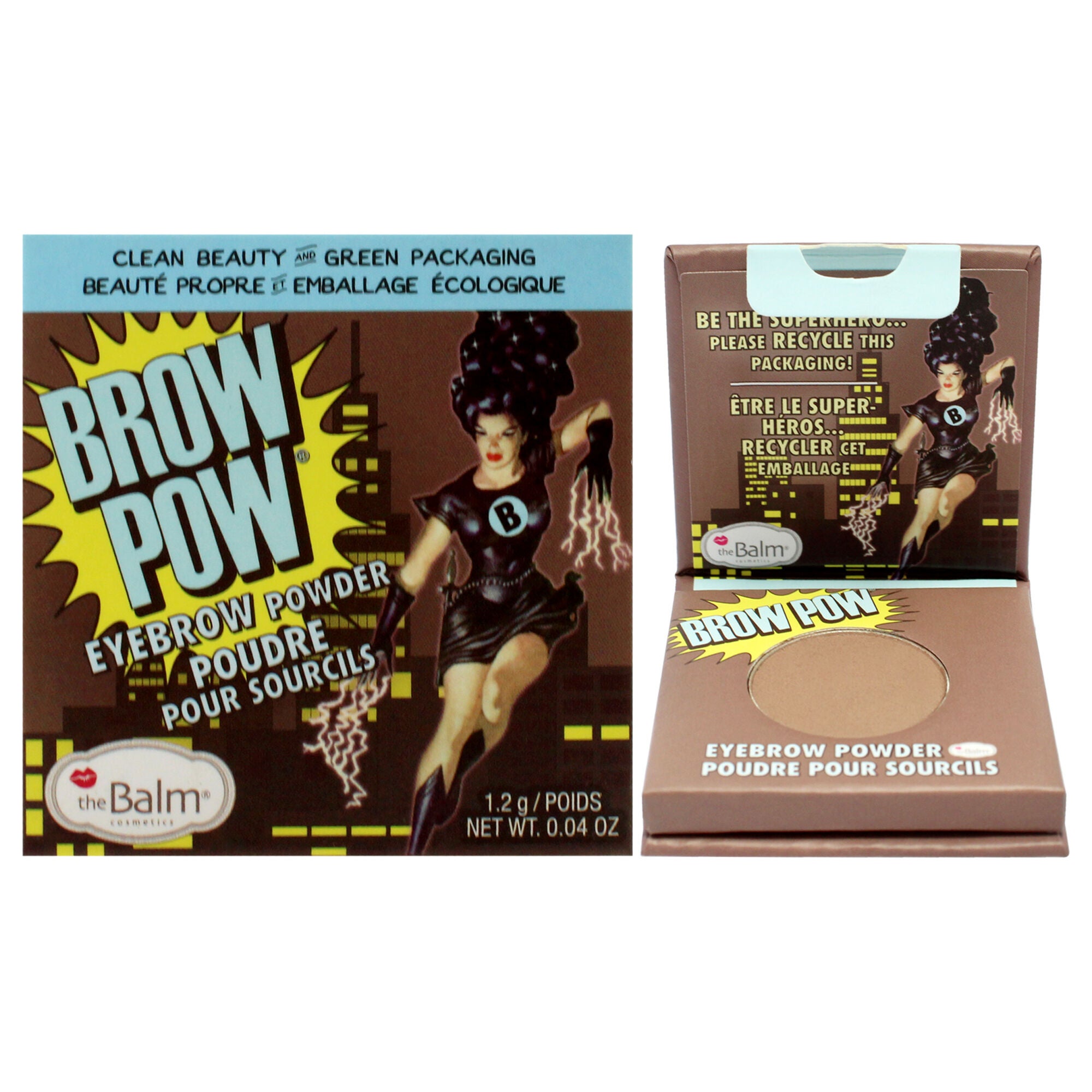 Brow Pow Eyebrow Powder - Blonde by the Balm for Women - 0.04 oz Eyebrow, See Description, hi-res image number 0