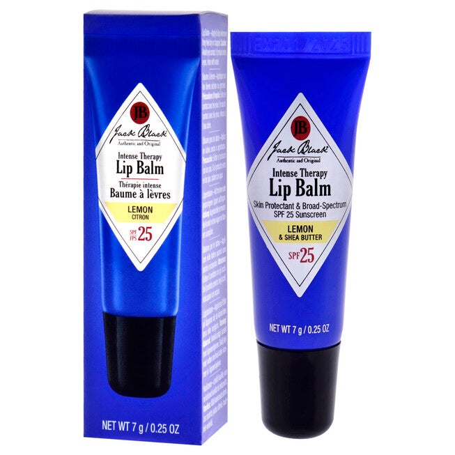 Intense Therapy Lip Balm SPF 25 - Lemon and Shea Butter by Jack Black for Men - 0.25 oz Lip Blam, , alternate image number null
