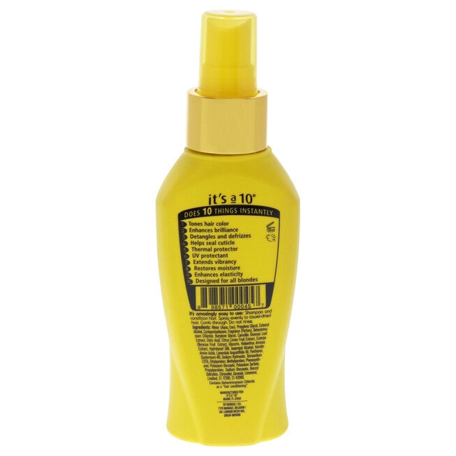 Miracle Leave-In For Blondes by Its A 10 for Unisex - 4 oz Treatment, NA, alternate image number null