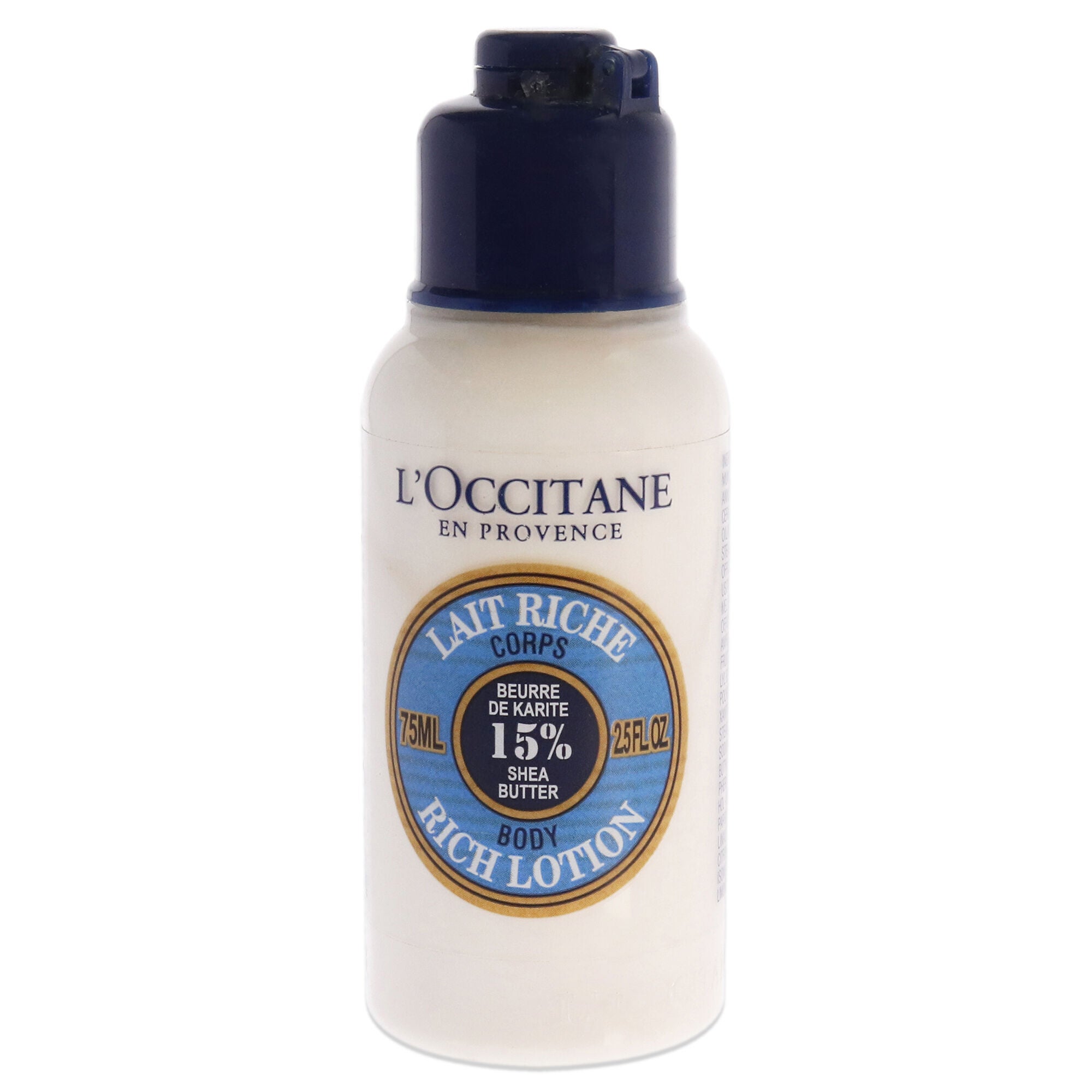 Shea Butter Rich Body Lotion by LOccitane for Unisex - 2.5 oz Body Lotion, See Description, hi-res image number 0