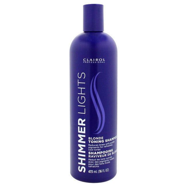 Shimmer Lights Blonde and Silver Shampoo by Clairol for Unisex - 16 oz Shampoo, NA, hi-res image number null
