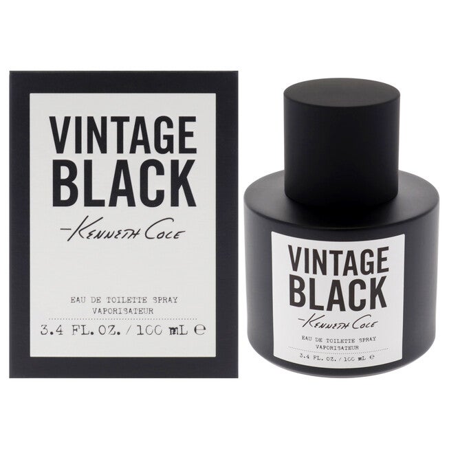 Kenneth Cole Vintage Black by Kenneth Cole for Men - 3.4 oz EDT Spray, NA, hi-res image number null