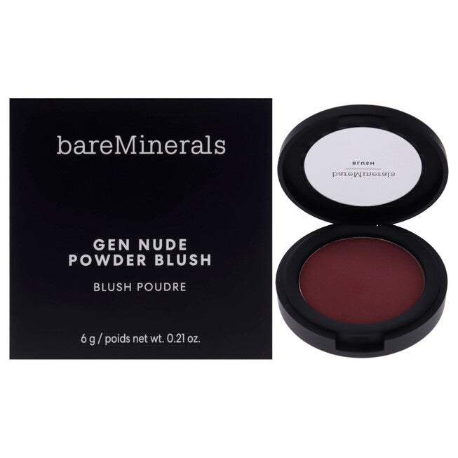 Gen Nude Powder Blush - You Had Me At Merlot by bareMinerals for Women - 0.21 oz Blush, NA, hi-res image number null