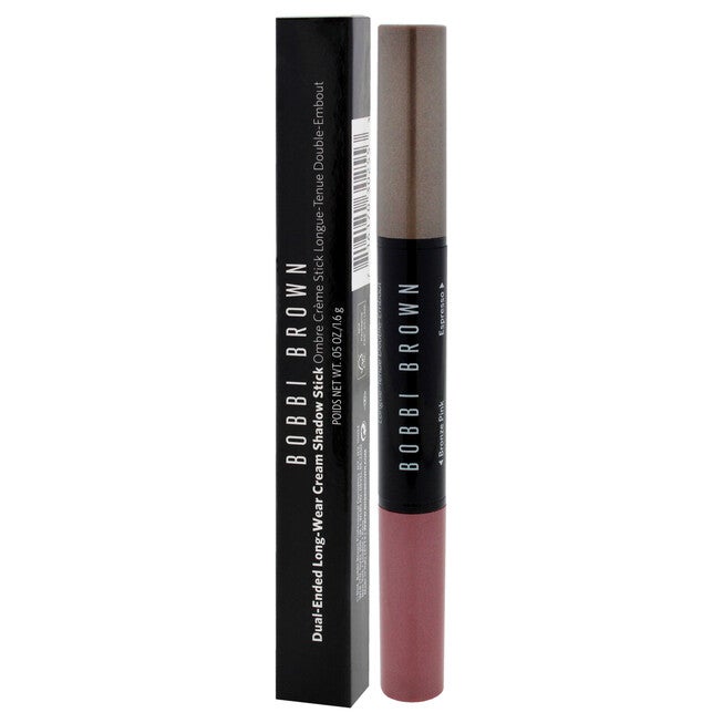 Dual-Ended Long-Wear Cream Shadow Stick - Bronze Pink-Espresso Matte by Bobbi Brown for Women - 0.05 oz Eye Shadow, NA, alternate image number null