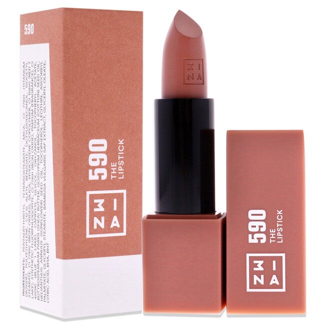 The Lipstick - 590 Warm Nude by 3INA for Women - 0.16 oz Lipstick, , alternate image number null