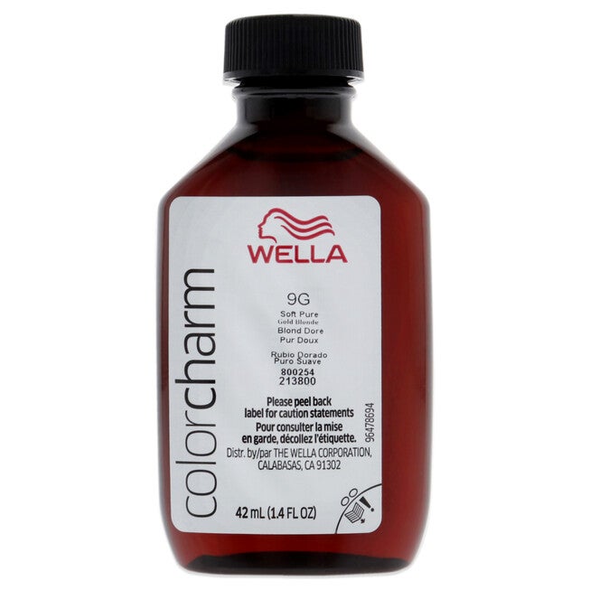 Color Charm Permanent Liquid Hair Color - 9G Soft Pure Gold Blonde by Wella for Unisex - 1.42 oz Hair Color, NA, alternate image number null