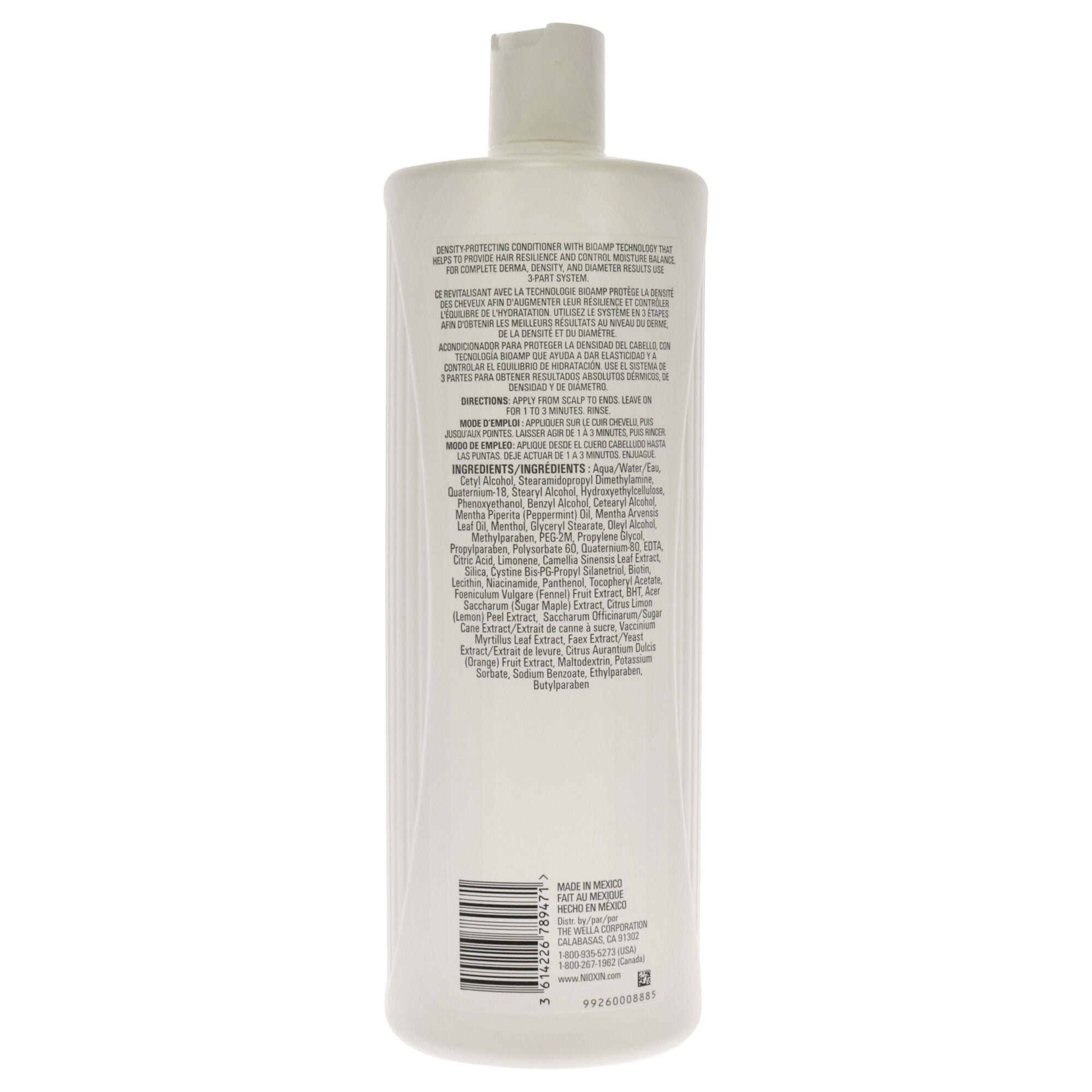 System 3 Scalp Therapy Conditioner by Nioxin for Unisex - 33.8 oz Conditioner, , alternate image number 4