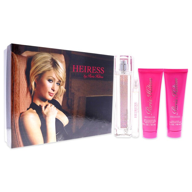 Heiress by Paris Hilton for Women - 4 Pc Gift Set 3.4oz EDP Spray, 0.34oz EDP Spray, 3oz Body Lotion, 3oz Bath & Shower Gel, , alternate image number 7