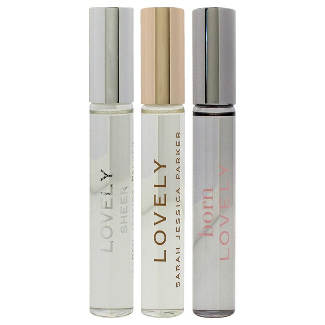 Lovely by Sarah Jessica Parker- 3 Pc Mini Gift Set 0.34oz Lovely EDP Rollerball, 0.34oz Loevly Sheer EDP Rollerball, 0.34oz Born Lovely EDP Rollerball, NA, alternate image number null
