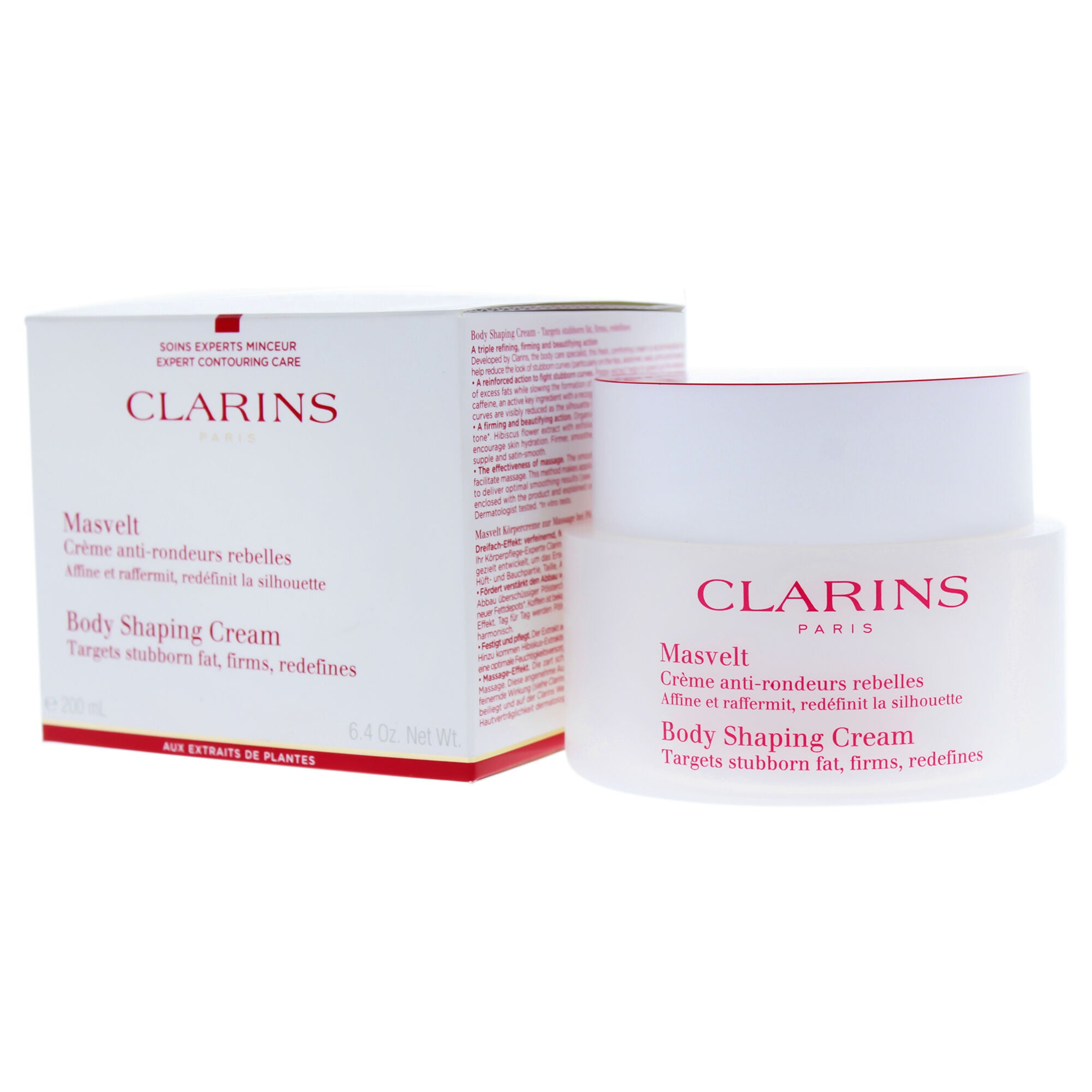 Body Shaping Cream by Clarins for Unisex - 6.4 oz Body Cream, , alternate image number 2