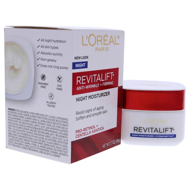 Revitalift Anti-Wrinkle and Firming Night Moisturizer by LOreal Professional for Unisex - 1.7 oz Moisturizer, , alternate image number null