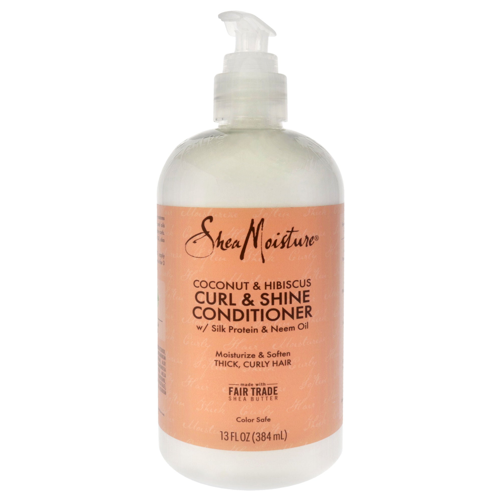 Coconut Hibiscus Curl and Shine Conditioner by Shea Moisture for Unisex - 13 oz Conditioner, See Description, hi-res image number 0