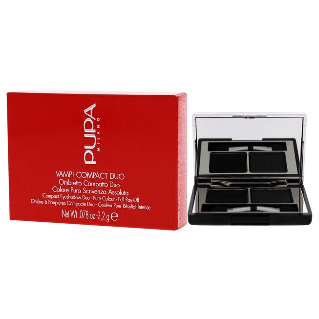 Vamp! Compact Duo Eyeshadow - 007 Dark Night by Pupa Milano for Women - 0.078 oz Eye Shadow, NA, alternate image number null
