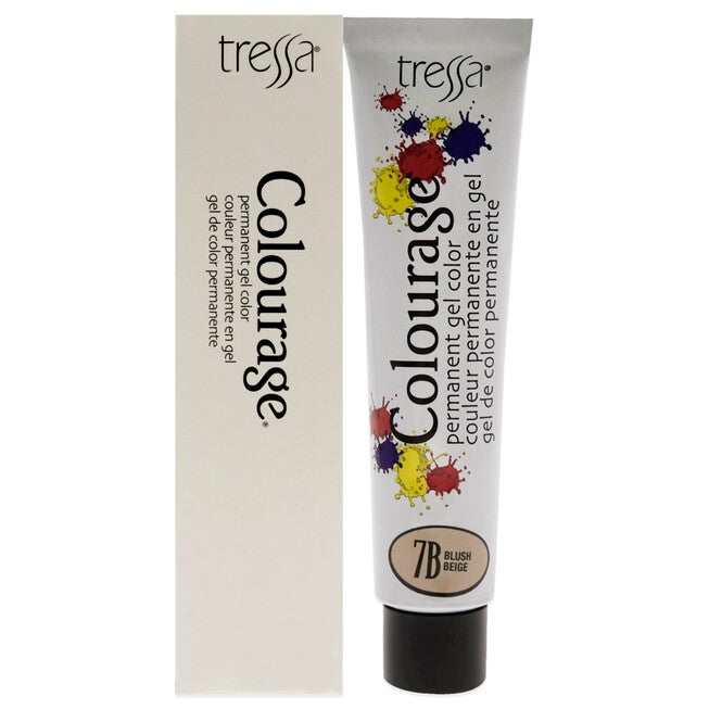 Colourage Permanent Gel Color - 7B Blush by Tressa for Unisex - 2 oz Hair Color, NA, hi-res image number null