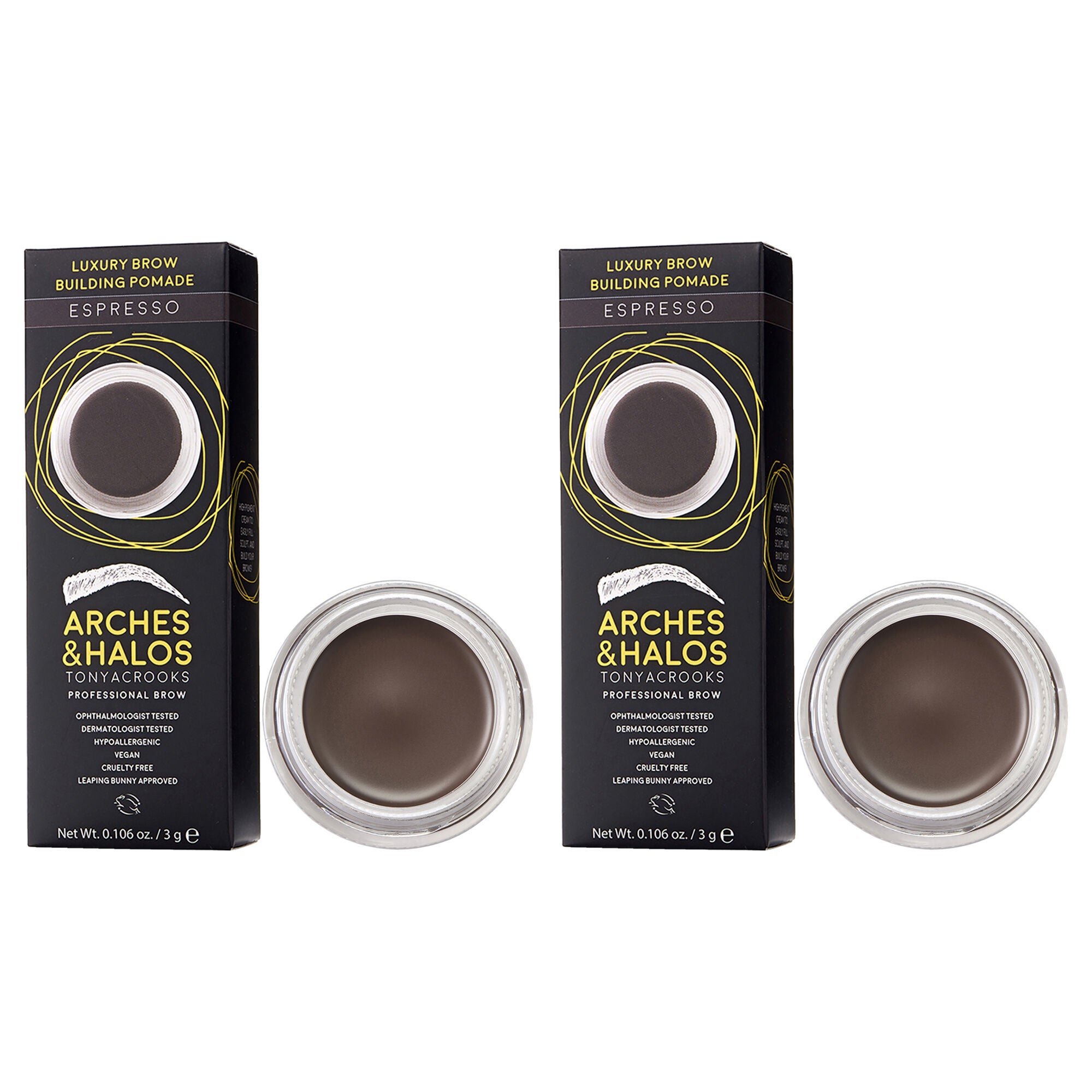 Arches & Halos Luxury Brow Pomade In Espresso – Augenbrauen-Gelcreme Für Natürlichen, Definierten Look