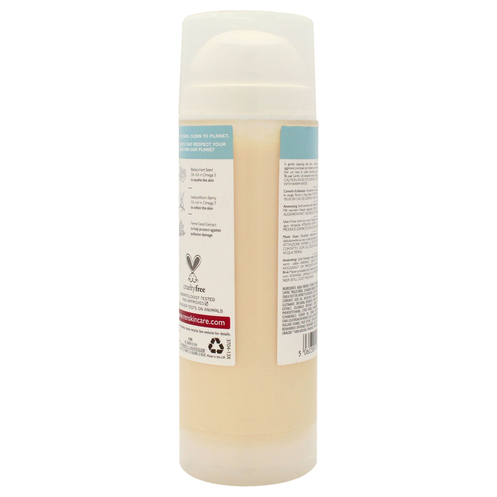 Evercalm Gentle Cleansing Milk by REN for Unisex - 5.1 oz Cleanser, See Description, alternate image number 1