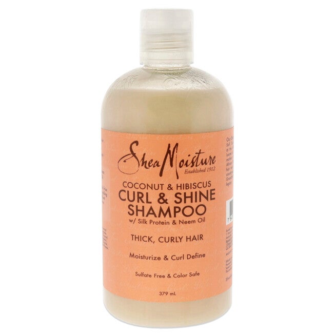 Coconut Hibiscus Curl and Shine Shampoo by Shea Moisture for Unisex - 13 oz Shampoo, NA, hi-res image number null