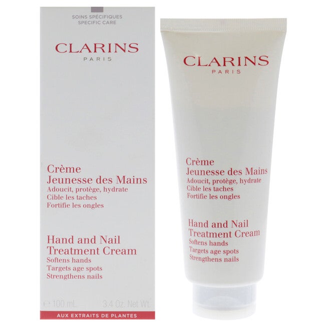 Hand and Nail Treatment Cream by Clarins for Unisex - 3.4 oz Cream, See Description, hi-res image number 0