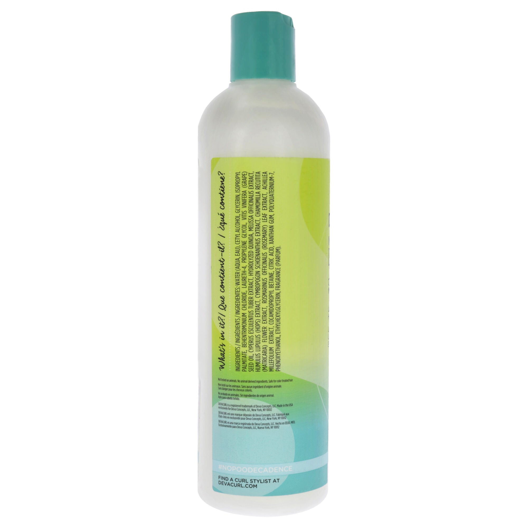 No-Poo Decadence Cleanser by DevaCurl for Unisex - 12 oz Cleanser, See Description, alternate image number 2