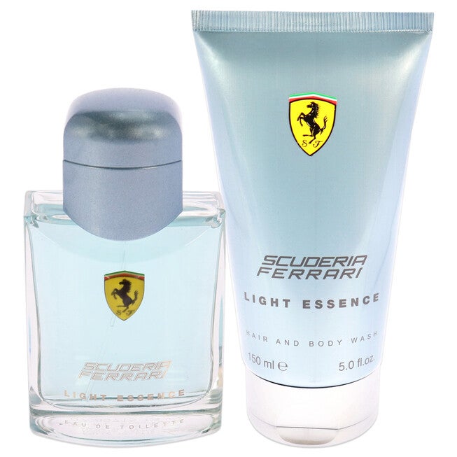 Ferrari Light Essence by Ferrari for Men - 2 Pc Gift Set 2.5oz EDT Spray, 5oz Hair and Body Wash, NA, alternate image number null
