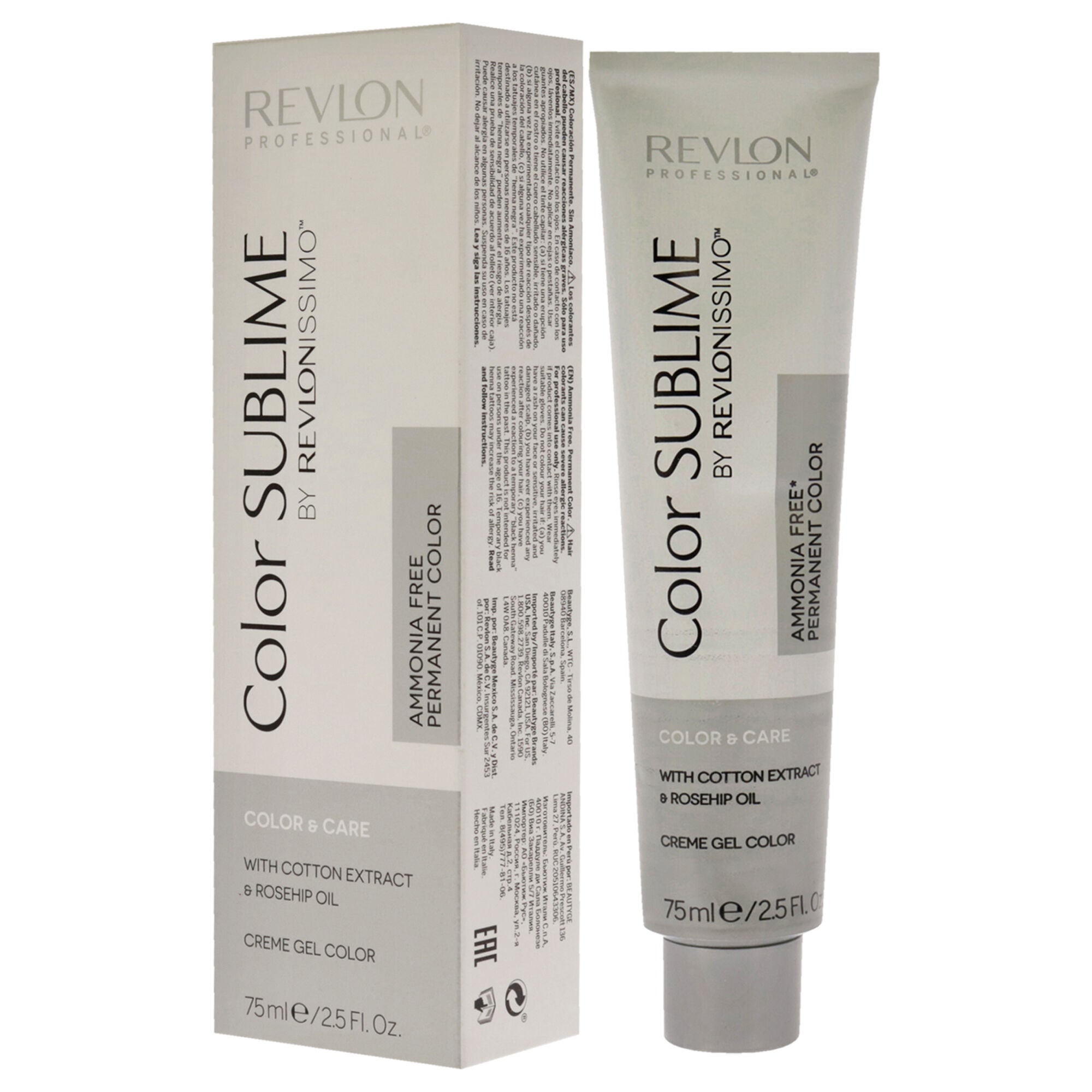 Revlonissimo Color Sublime - 5.35 Light Amber Brown by Revlon for Unisex - 2.5 oz Hair Color, See Description, alternate image number 2