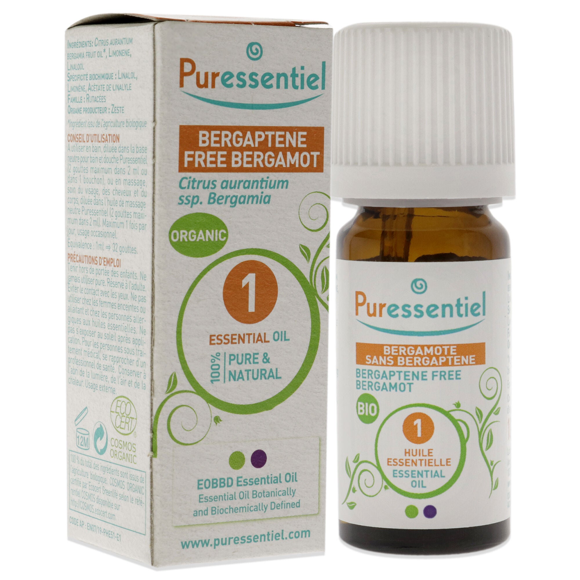 Organic Essential Oil - Bergamot by Puressentiel for Unisex - 0.34 oz Oil, See Description, alternate image number 2