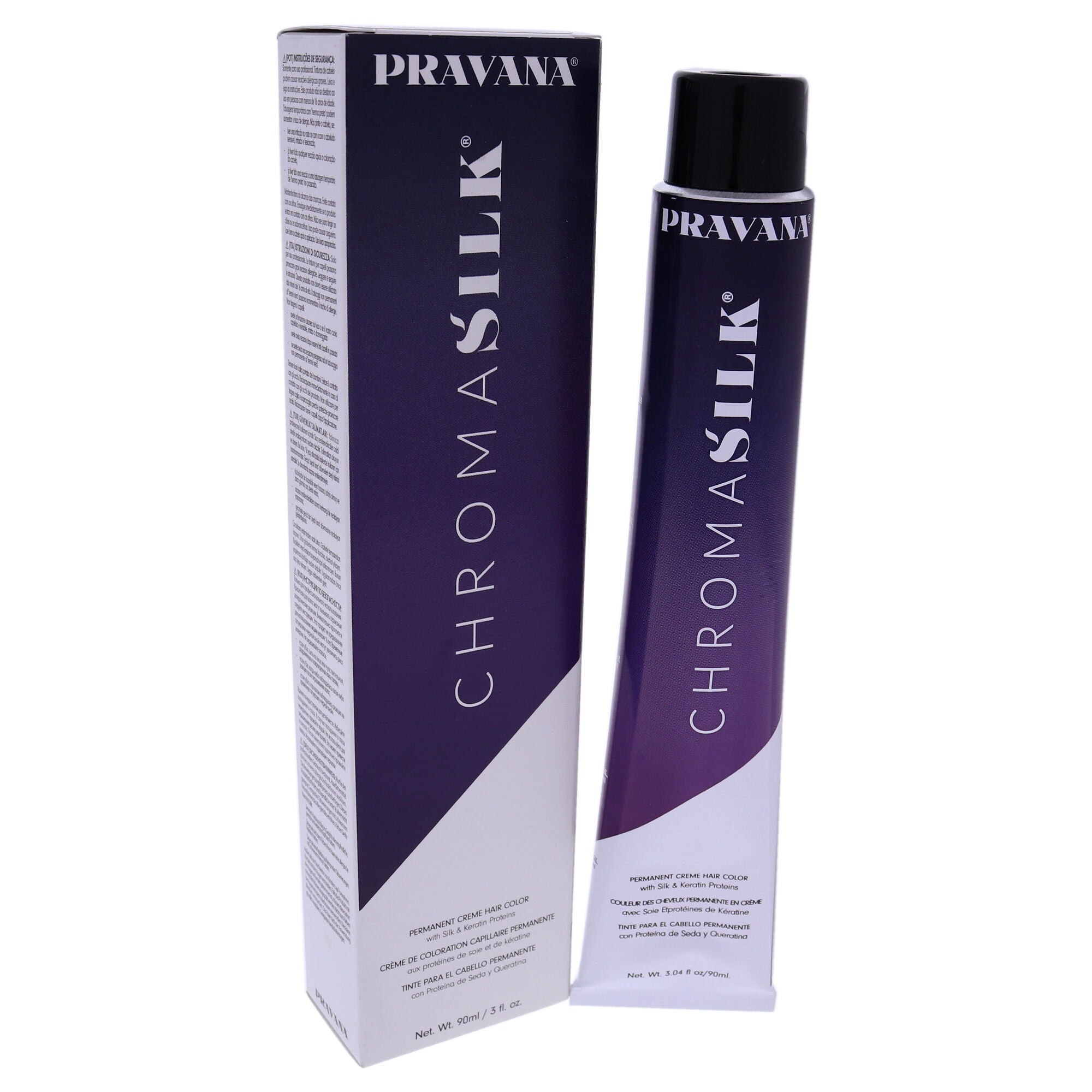 ChromaSilk Creme Hair Color - 4N Brown by Pravana for Unisex - 3 oz Hair Color, , alternate image number 8