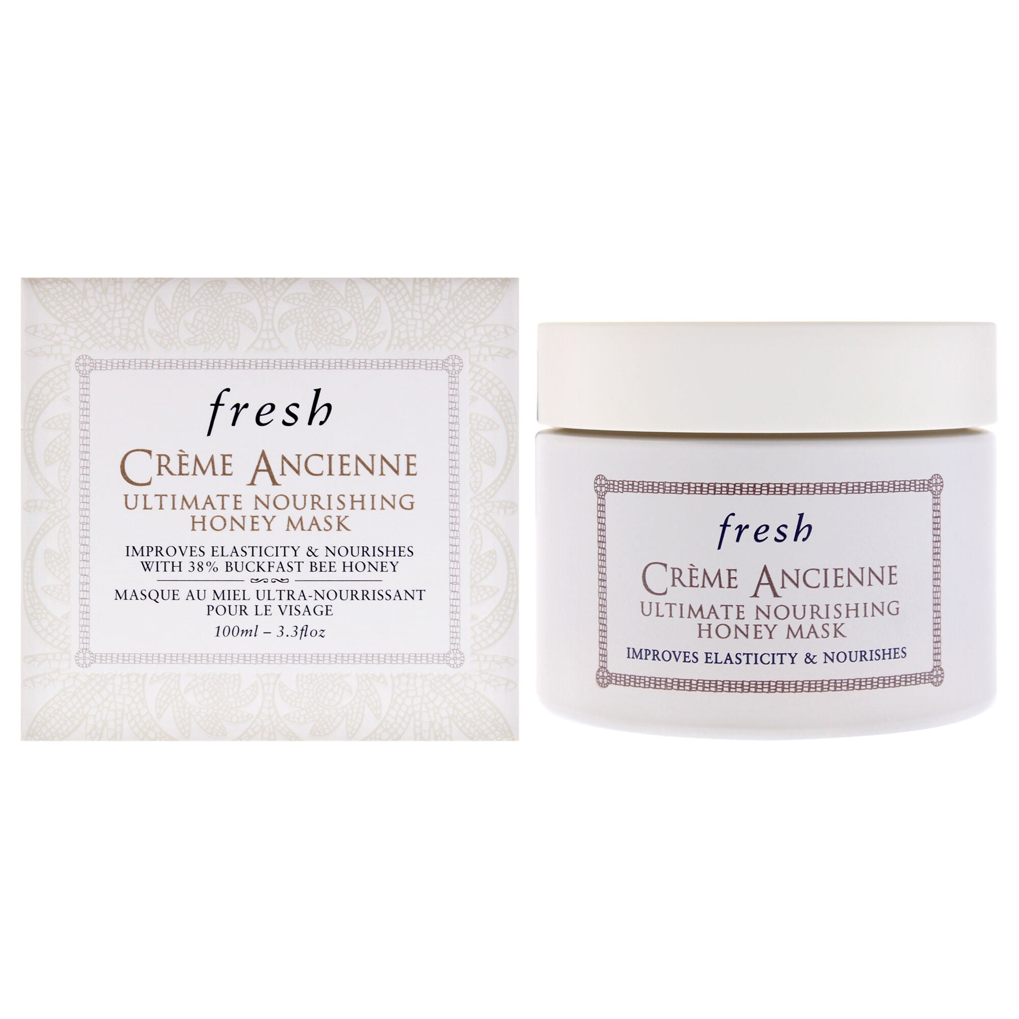Cream Ancienne Ultimate Nourishing Honey Mask by Fresh for Women - 3.3 oz Mask, See Description, hi-res image number 0
