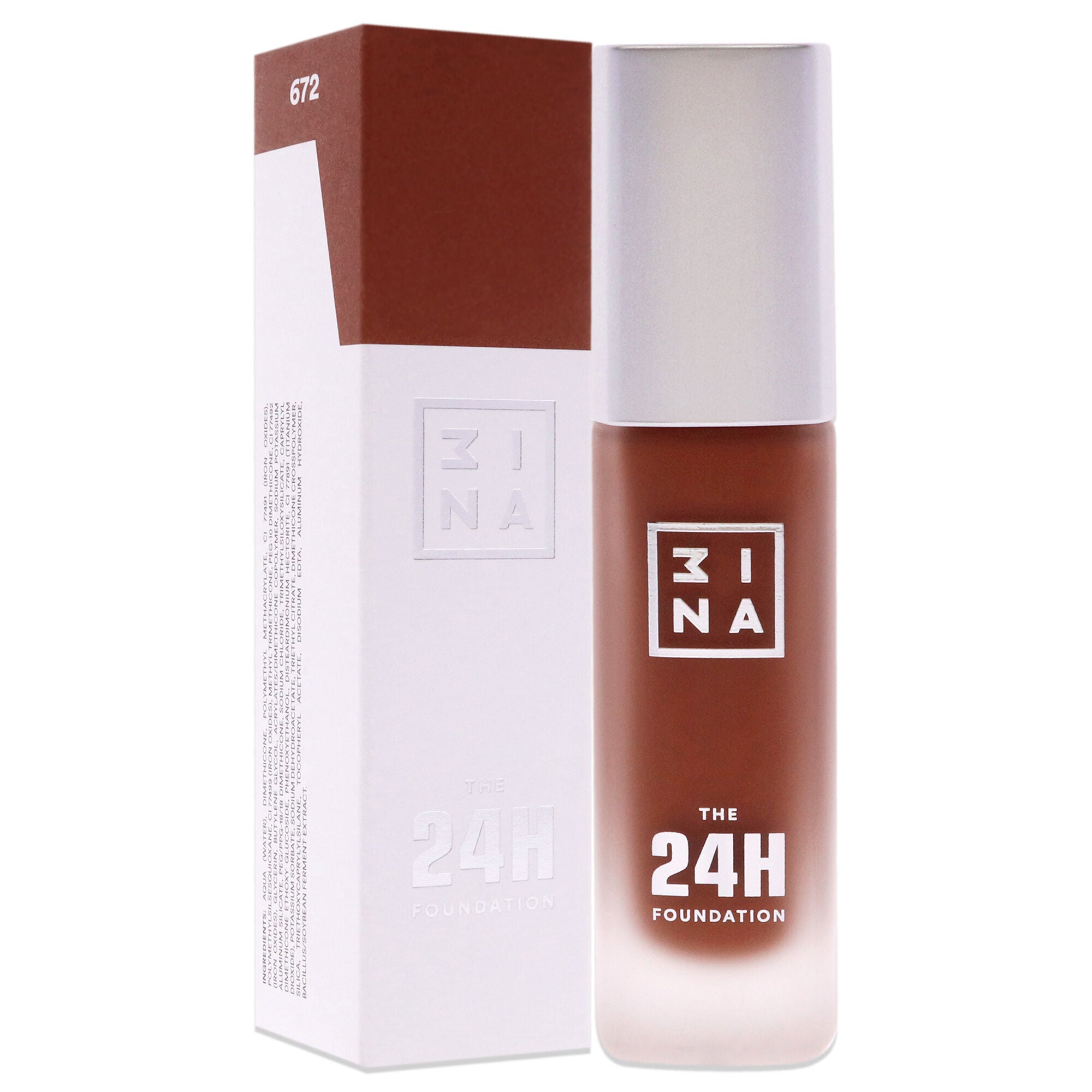 The 24H Foundation - 672 by 3INA for Women - 1.01 oz Foundation, , alternate image number 6