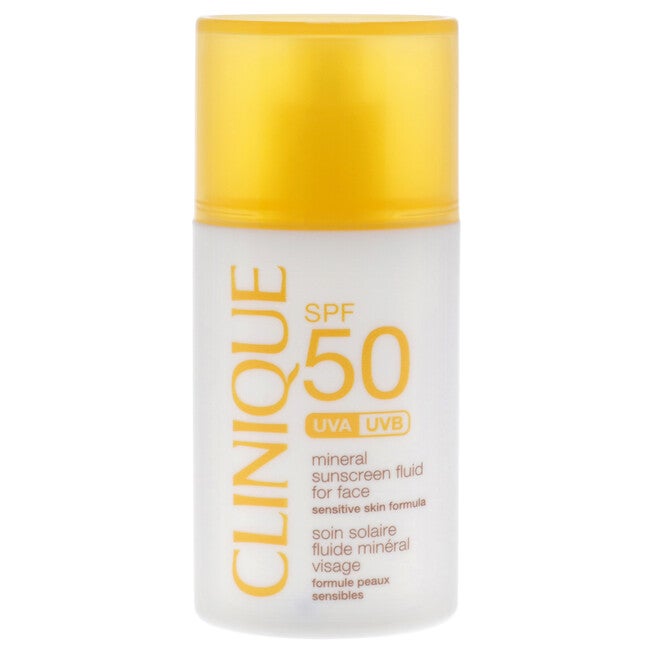 Broad Spectrum SPF 50 Mineral Sunscreen Fluid for Face by Clinique for Women - 1 oz Sunscreen, , alternate image number 5