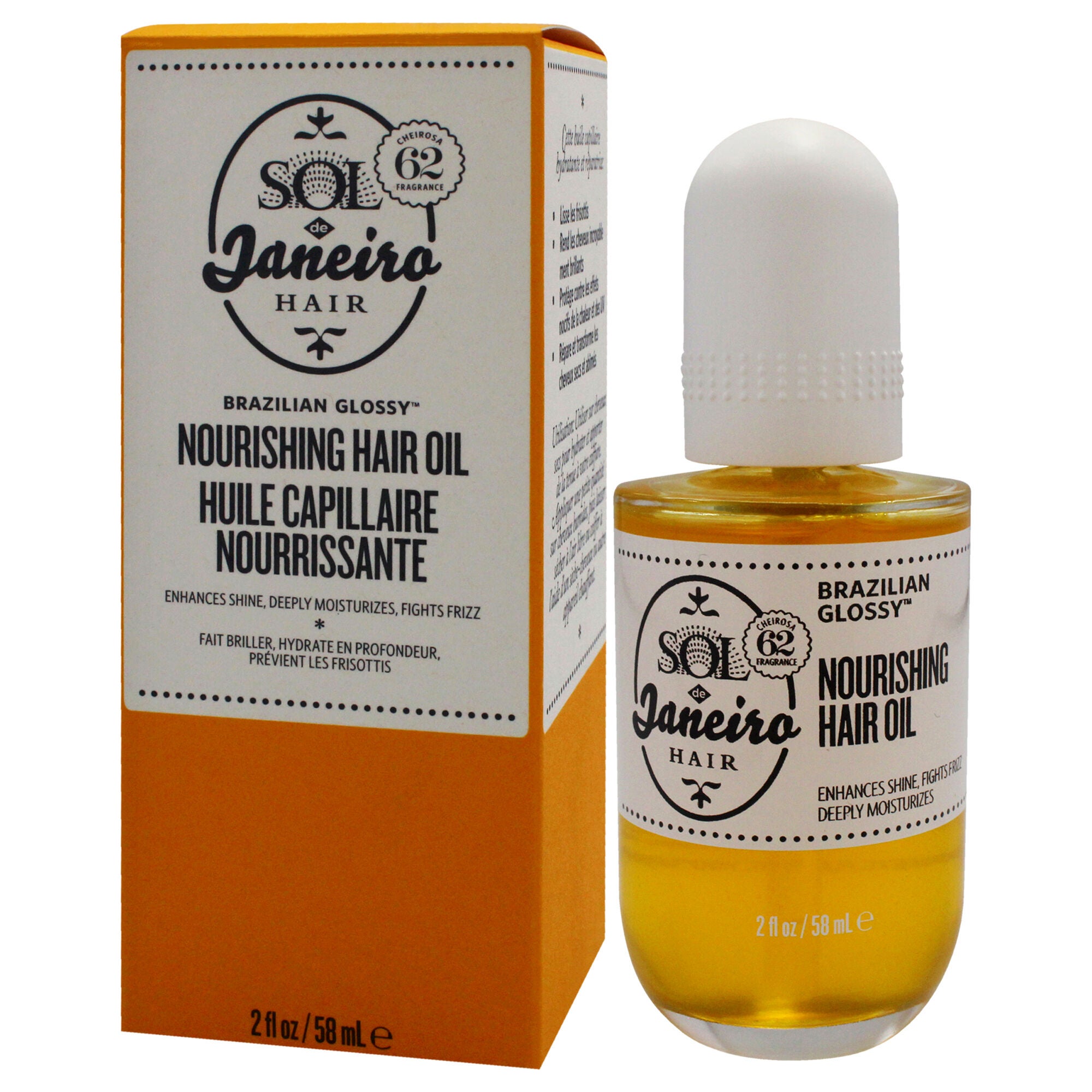 Brazilian Glossy Nourishing Hair Oil by Sol de Janeiro for Unisex - 2 oz Oil, , alternate image number 3