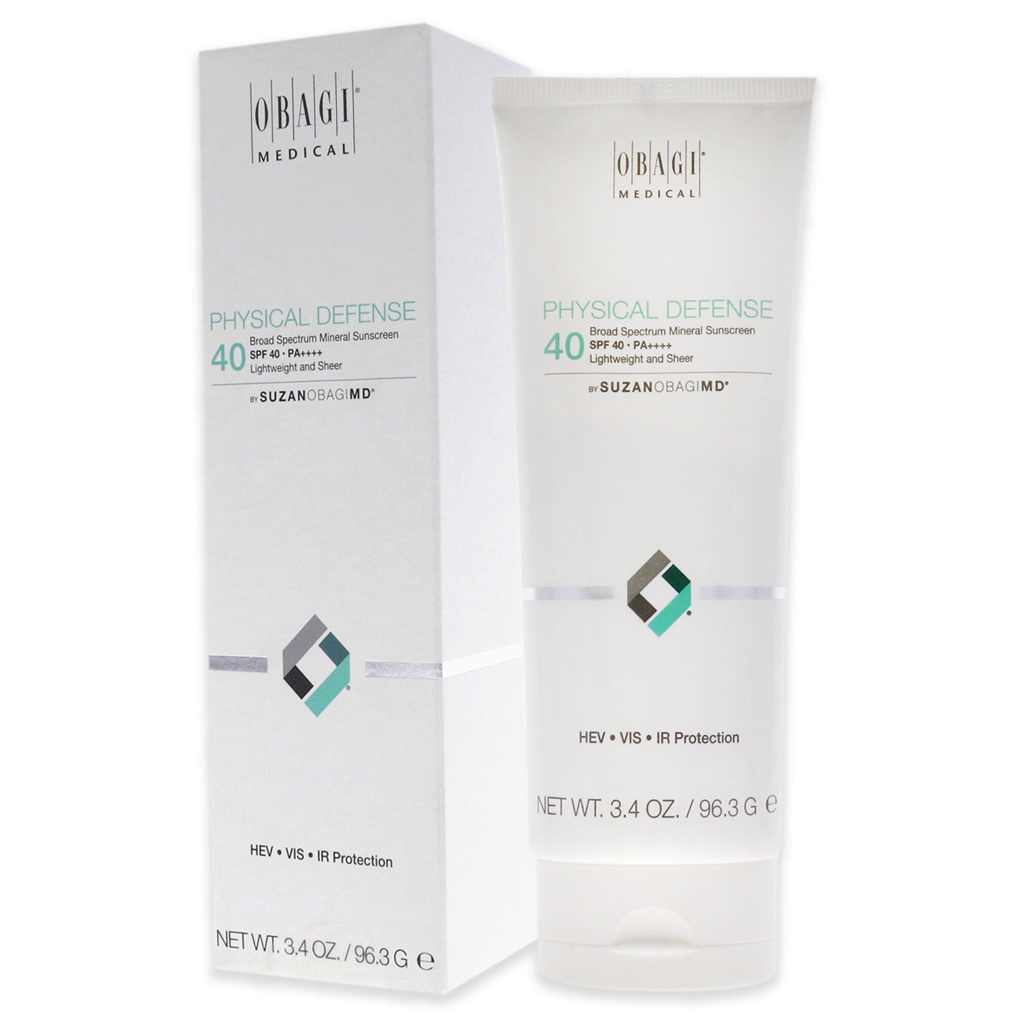 Physical Defense SPF 40 by Obagi for Unisex - 3.4 oz Sunscreen, See Description, alternate image number 3