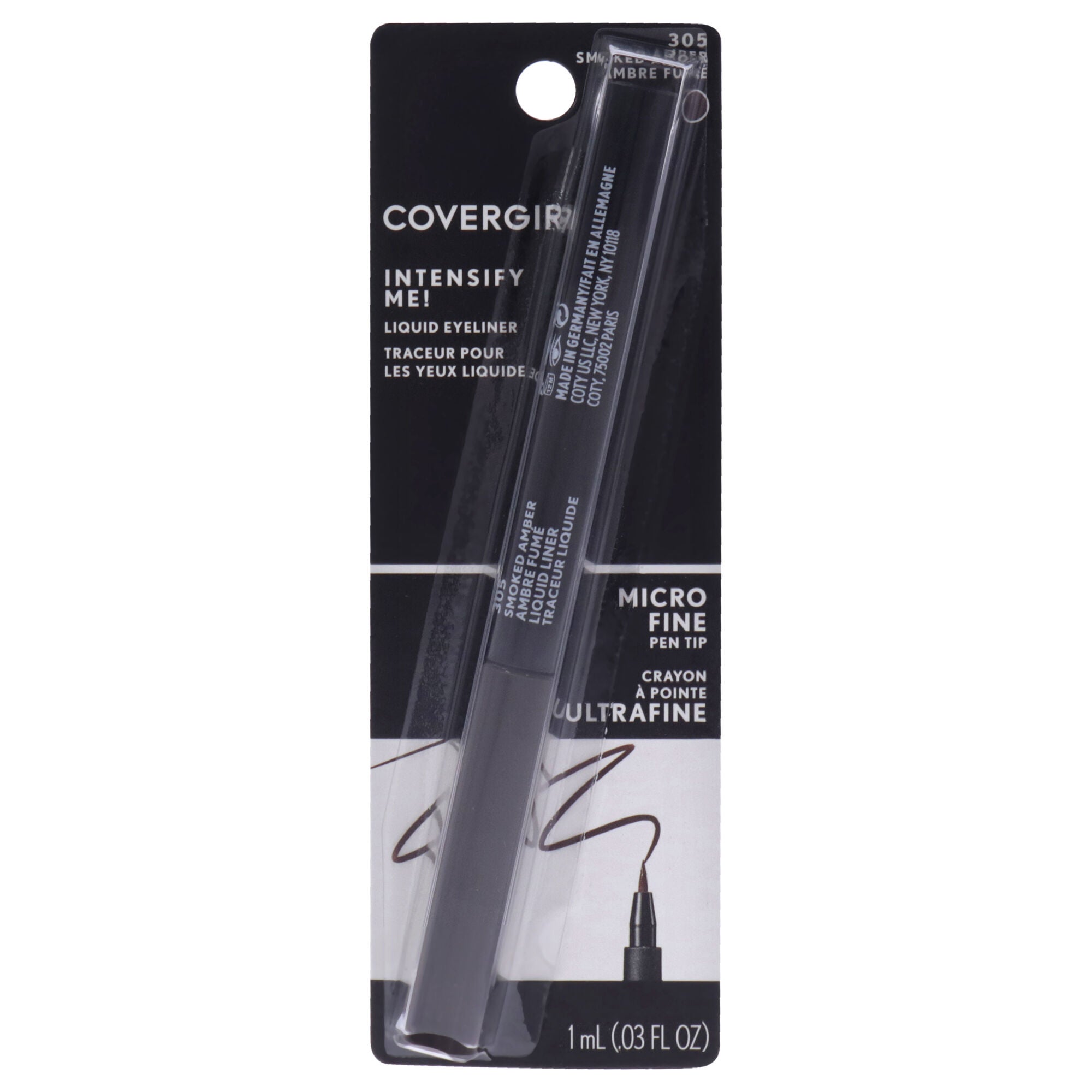 Intensify Me Liquid Liner - 305 Smoked Amber by CoverGirl for Women - 0.03 oz Eyeliner, See Description, hi-res image number 0
