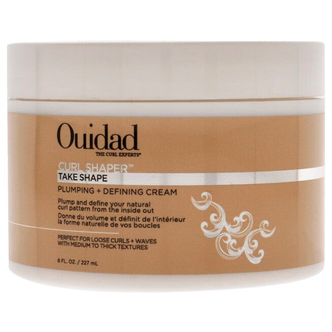 Coil Infusion Take Shape Plumping Plus Defining Cream by Ouidad for Unisex - 8 oz Cream, NA, hi-res image number null