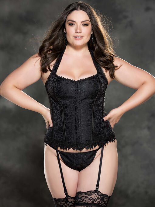 Slimming Tapestry Corset, , alternate image number null