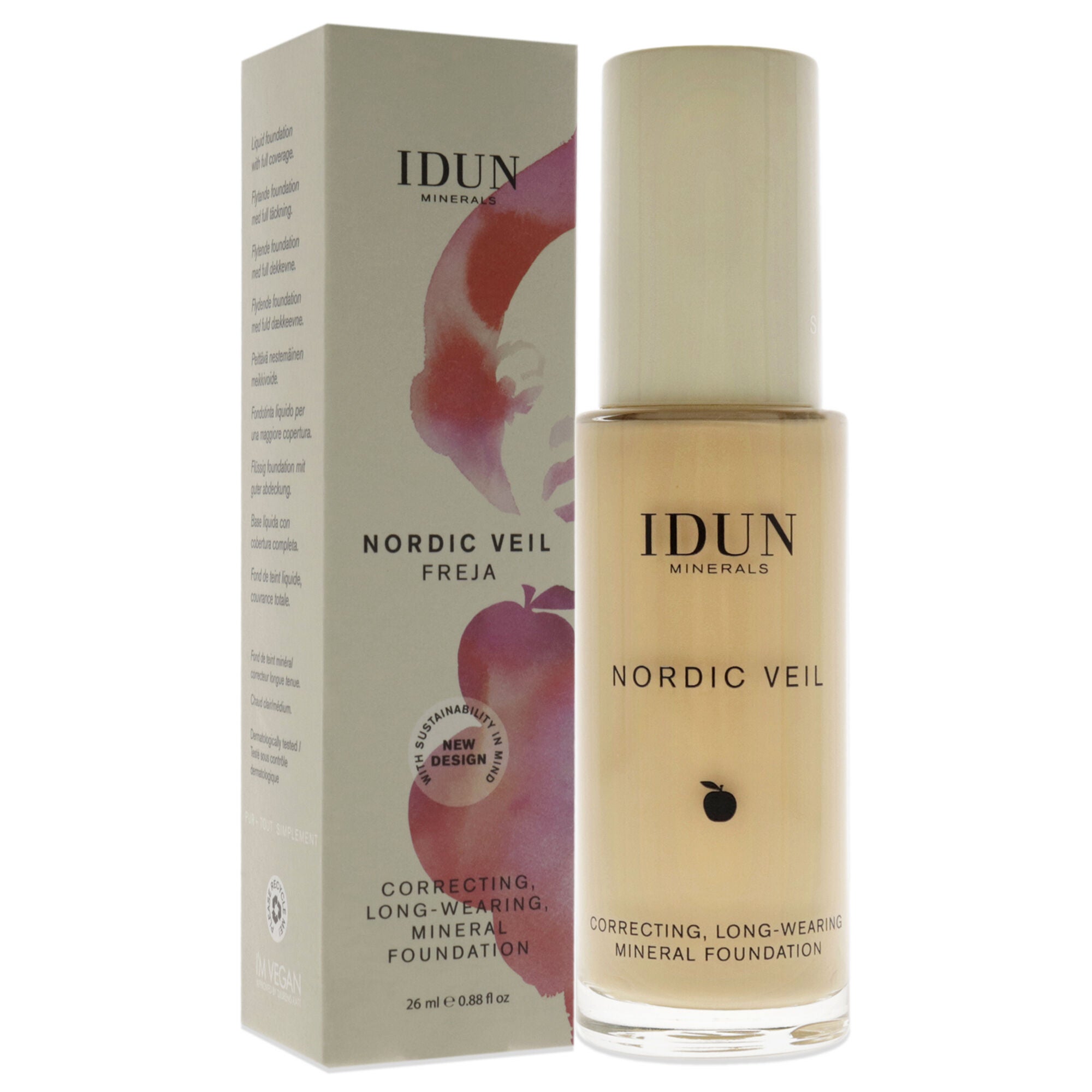 Nordic Veil Foundation - 306 Freja by Idun Minerals for Women - 0.88 oz Foundation, See Description, alternate image number 1