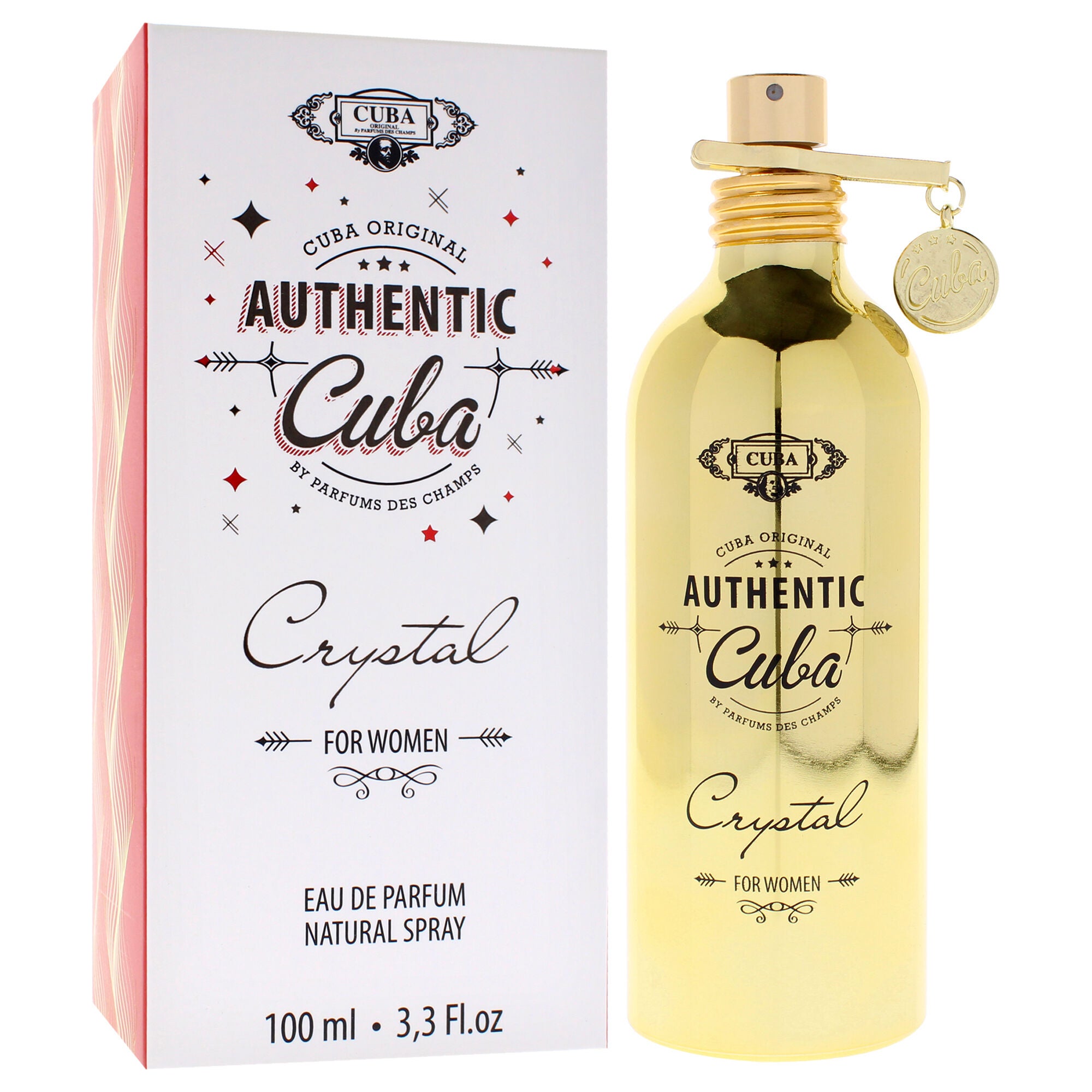 Cuba Authentic Crystal by Cuba for Women - 3.3 oz EDP Spray, See Description, alternate image number 1
