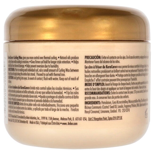 KeraCare Curling Wax by Avlon for Unisex - 4 oz Wax, , alternate image number null