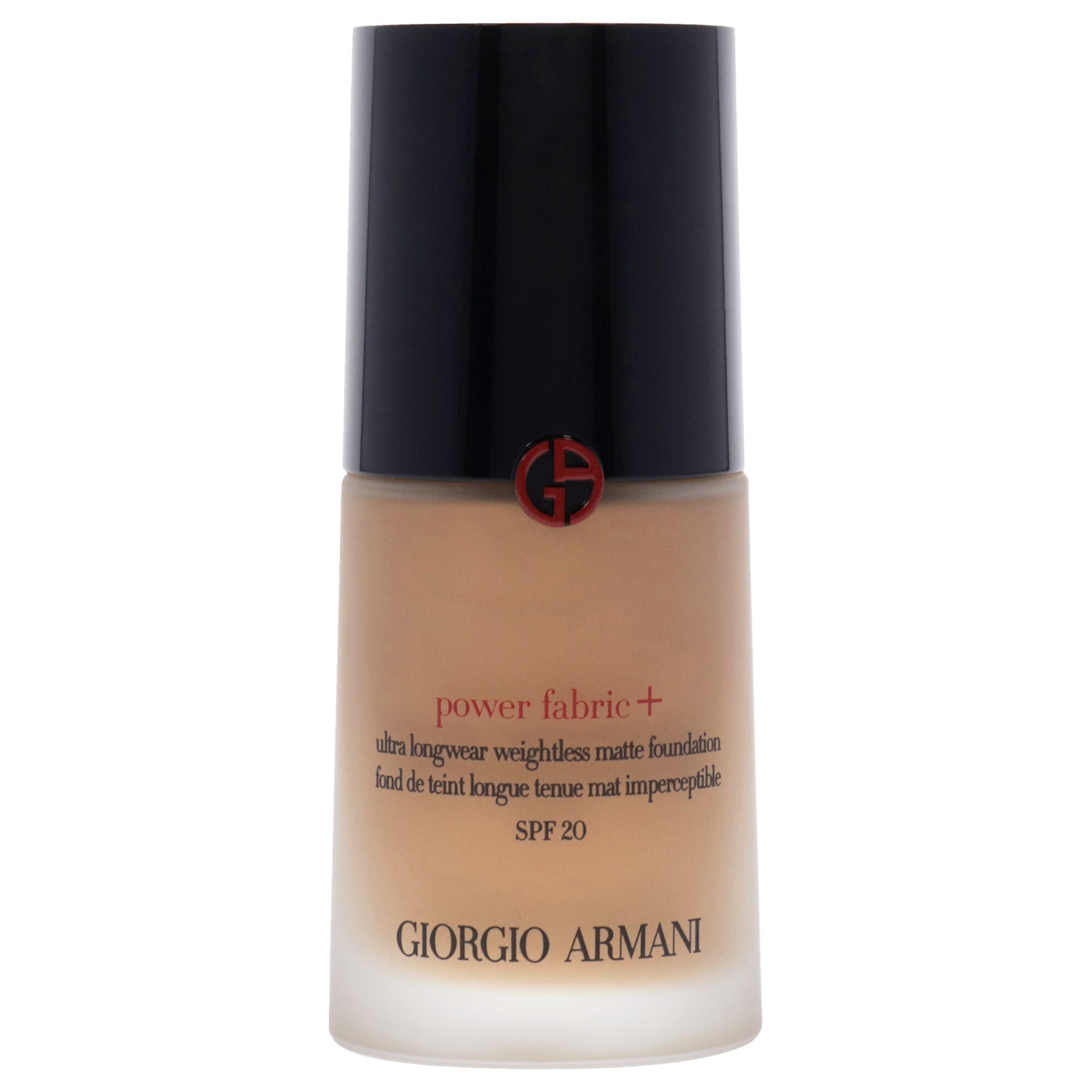 Power Fabric Plus Longwear Weightless Matte Foundation SPF 20 - 6.5 Medium To Tan With Peach by Giorgio Armani for Women - 1 oz Foundation, See Description, alternate image number 4