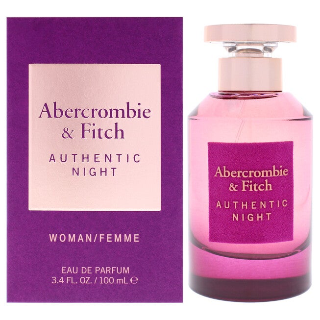 Authentic Night by Abercrombie and Fitch for Women - 3.4 oz EDP Spray, See Description, hi-res image number 0