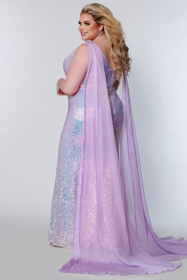 Aurora Evening Gown, Lilac Frost, alternate image number null