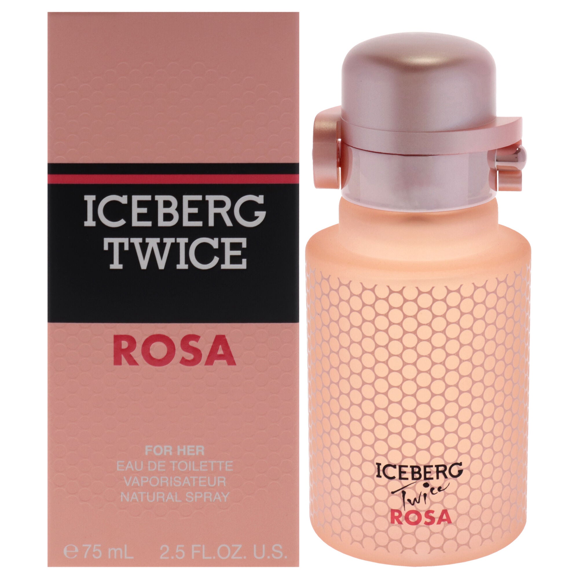Iceberg Twice Rosa by Iceberg for Women - 2.5 oz EDT Spray, See Description, hi-res image number 0