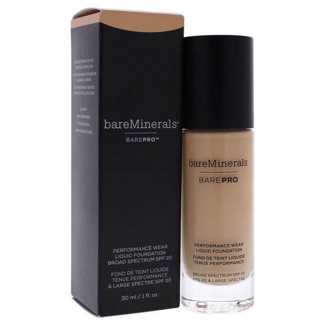 Barepro Performance Wear Liquid Foundation SPF 20 - 14 Silk by bareMinerals for Women - 1 oz Foundation, , alternate image number null