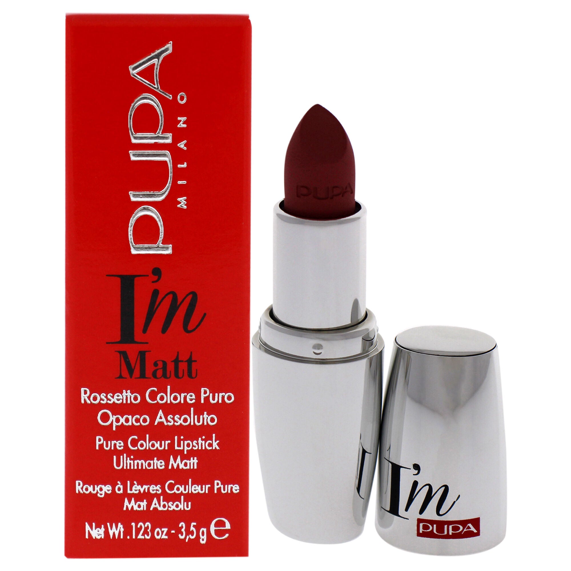 I Am Matte Pure Colour Lipstick - 012 Angel Rose by Pupa Milano for Women - 0.123 oz Lipstick, See Description, hi-res image number 0