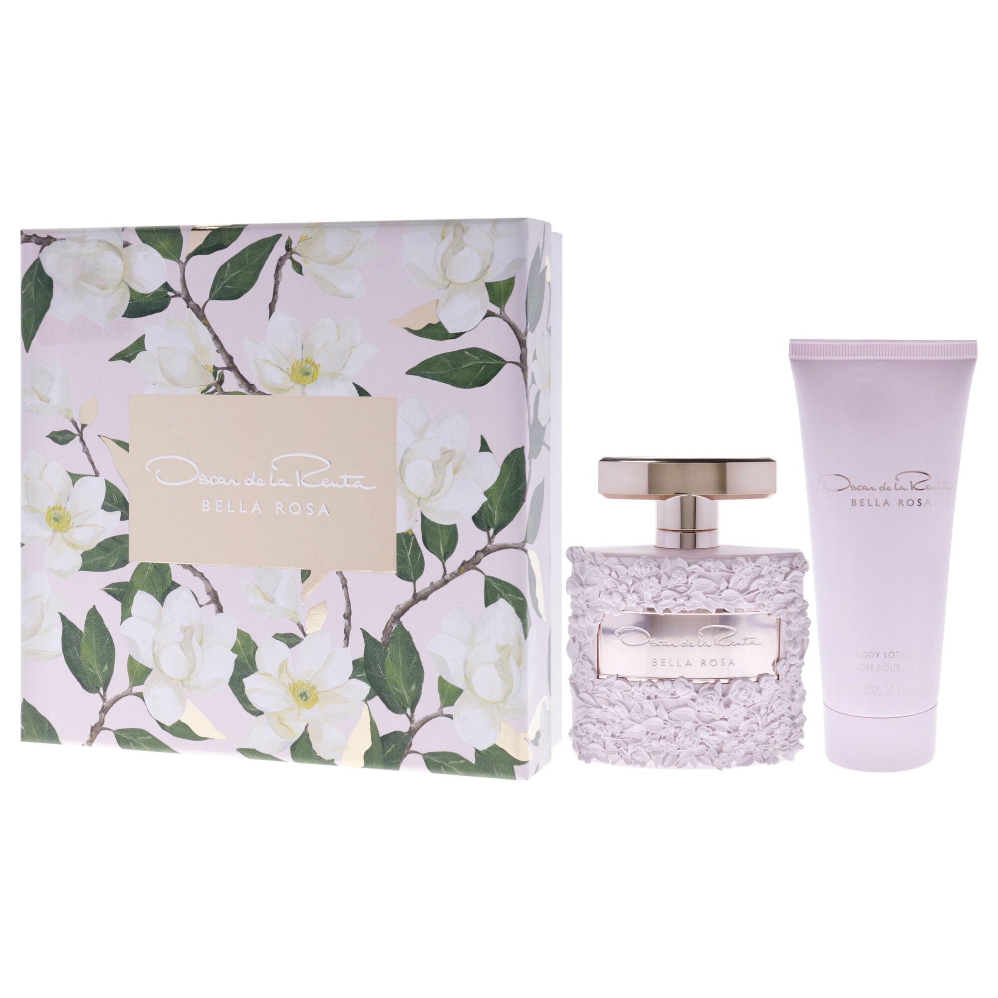 Bella Rosa by Oscar De La Renta for Women - 2 Pc Gift Set 3.4oz EDP Spray, 3.4oz Body Lotion, , alternate image number 7