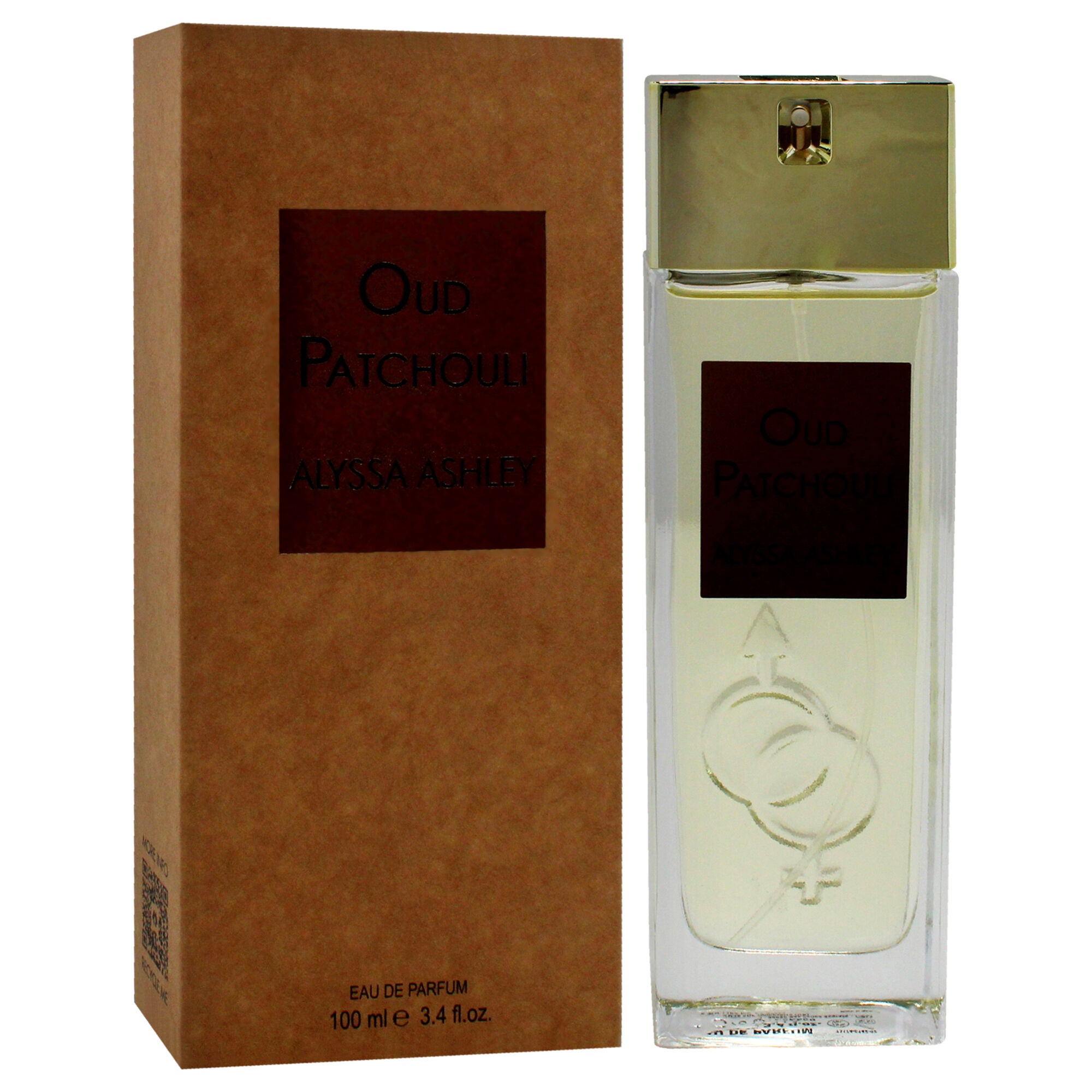 Oud Patchouli by Alyssa Ashley for Unisex - 3.4 oz EDP Spray, See Description, alternate image number 1