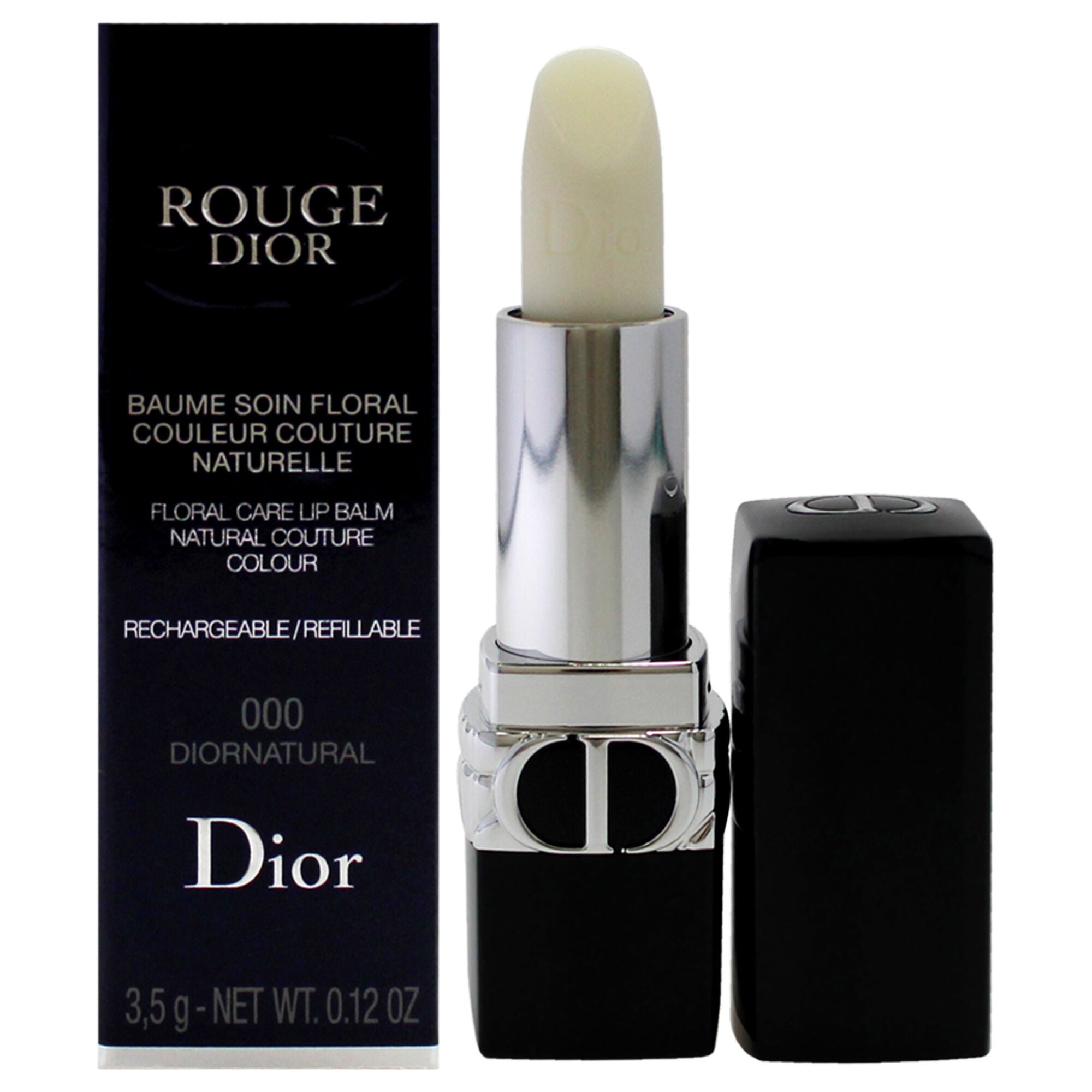Rouge Dior Floral Care Lip Balm Satin 000 Diornatural by Christian